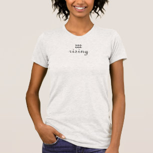 Waterman Rising Ascendant Astrologie sterrenbeeld T-shirt