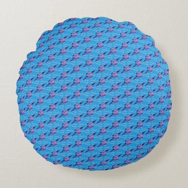 Waterman Rond Kussen (Voorkant)