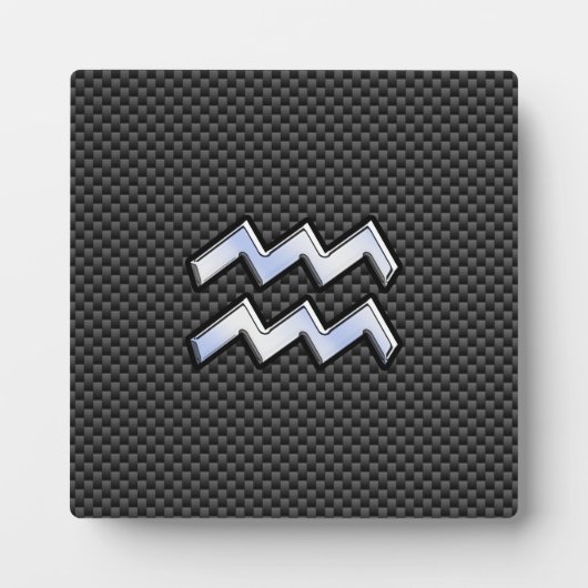 Waterman Sterrenbeeld Carbon Fiber Stijl Fotoplaat (Voorkant)