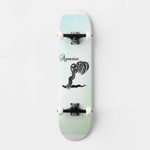 Waterman Sterrenbeeld en Symbool Blauw Groen Skateboard