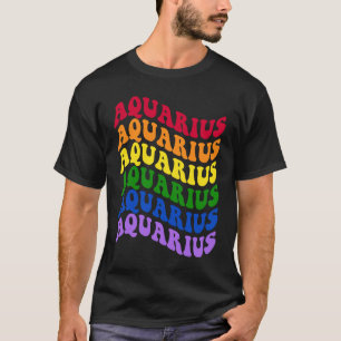 Waterman Sterrenbeeld LGBT Gay Pride LGBTQ Regenbo T-shirt
