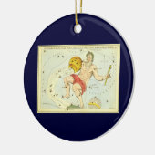 Waterman,  sterrenbeeld, Urania's Mirror Keramisch Ornament (Links)