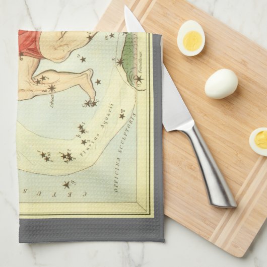 Waterman, sterrenbeeld, Urania's Mirror Theedoek (Quarter Fold)