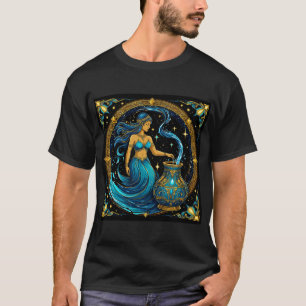 Waterman-teken Mooie Digitale Illustratie T-shirt
