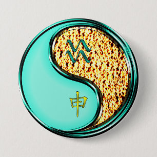 Waterman & Vuur Aap Ronde Button 7,6 Cm