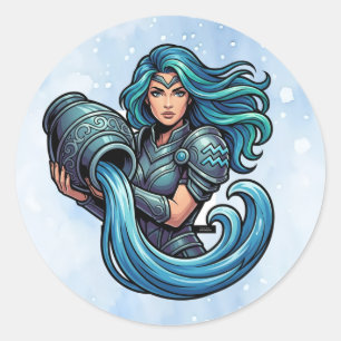Waterman Watendrager Ronde Sticker