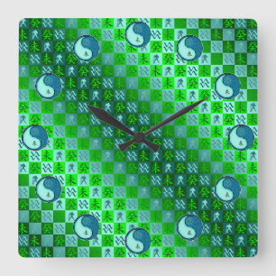Waterman & Water Geit Vierkante Klok