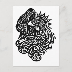 Waterman Waterman — Keltische Knoopwerk Dierenriem Briefkaart