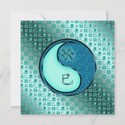 Waterman & Waterslang Kaart (Voorkant)