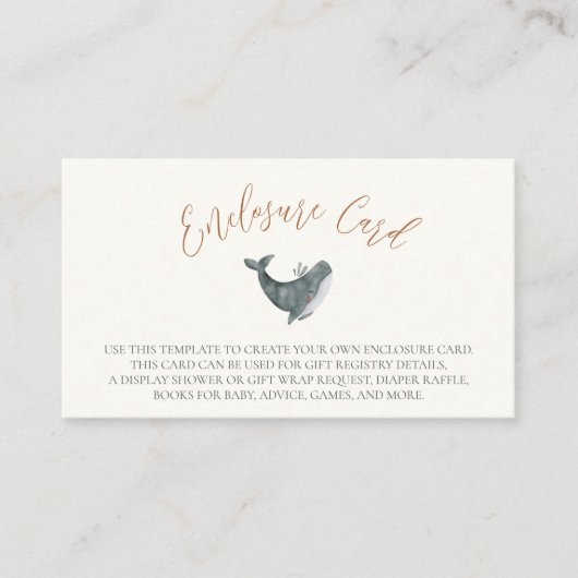 Waterman Zodiac Sign Baby shower Behuizing Kaart (Voorkant)