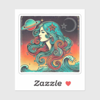 Waterman Zodiac Sticker Retro Design