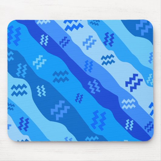 Waterman Zodiac Stripes Muismat (Voorkant)