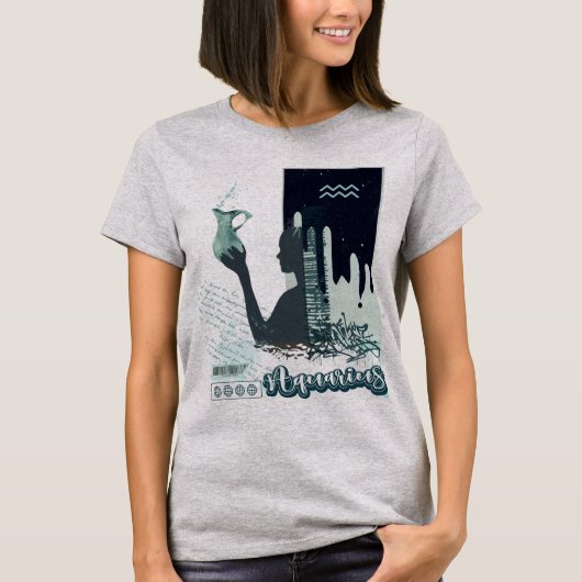 "Waterman" Zodiac T-shirt ♒ (Voorkant)