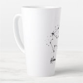 Waterman Zodiac teken Gift Aquarius astrologie Latte Mok (Linkerhoek)