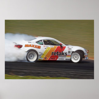 Watermark-vrij poster - Tuerck & his Scion FR-S