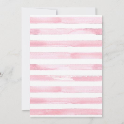 Watermeloen 1e Verjaardagsfeest Uitnodiging (Achterkant)