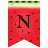 Watermeloen Aangepaste Lettering Vlaggetjes (Derde vlag)