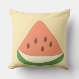 Watermeloen abstracte kunst kussen