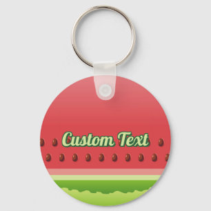 Watermeloen Achtergrond Sleutelhanger