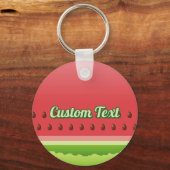 Watermeloen Achtergrond Sleutelhanger (Voorkant)