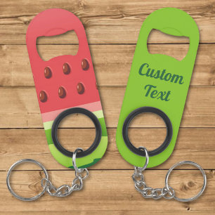 Watermeloen Achtergrond Sleutelhanger Flesopener Mini Flessenopener