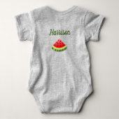 Watermeloen baby romper (Achterkant)
