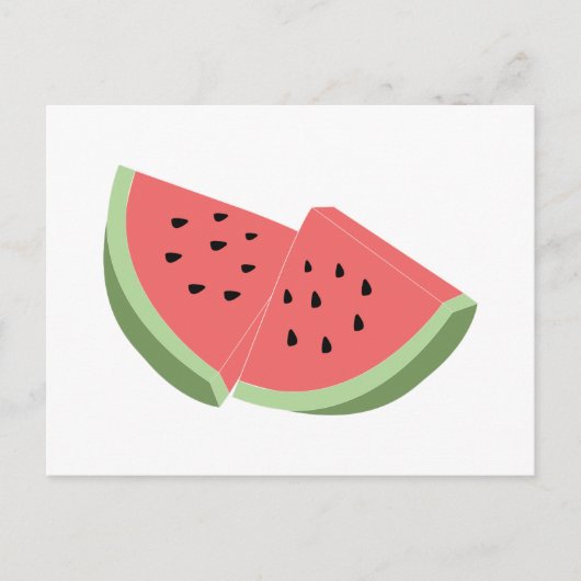 Watermeloen Briefkaart (Voorkant)