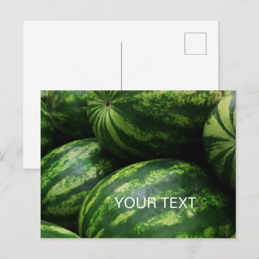 Watermeloen Briefkaart (Voorkant / Achterkant)