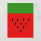 Watermeloen! Briefkaart (Voorkant)