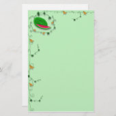 Watermeloen briefpapier (Voorkant / Achterkant)