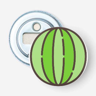 watermeloen button flesopener