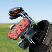 Watermeloen Cartoon Pattern Golf Head Hoesje Golfheadcover (Insitu)