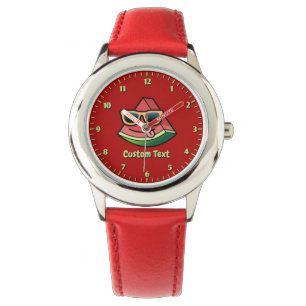 Watermeloen Cartoon Polt Watch Horloge
