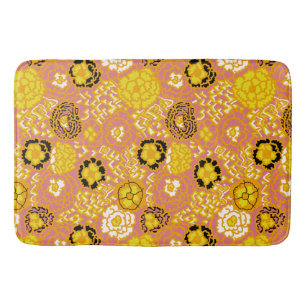 Watermeloen Citroen Goud Badmat