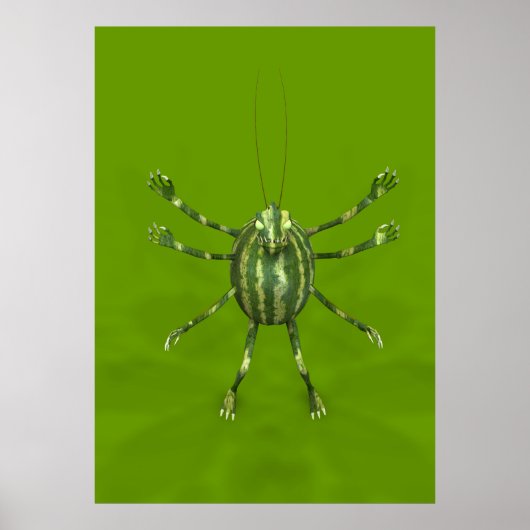 Watermeloen Creeper Poster (Voorkant)