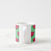 Watermeloen Design Bone China Espresso Mokken (Achterkant)