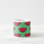 Watermeloen Design Bone China Espresso Mokken (Voorkant)