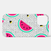 Watermeloen driehoeken: retro zomer textuur. Case-Mate iPhone case (Achterkant (horizontaal))