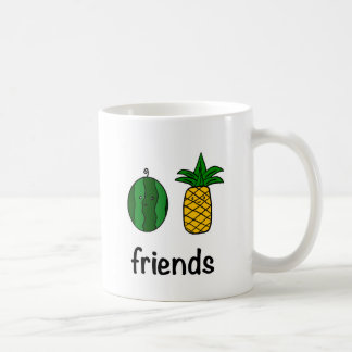 Watermeloen en ananas vrienden koffie Mok