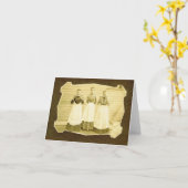 Watermeloen en Aprons  Notecard Kaart (Gele Bloem)