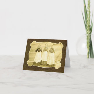 Watermeloen en Aprons  Notecard Kaart