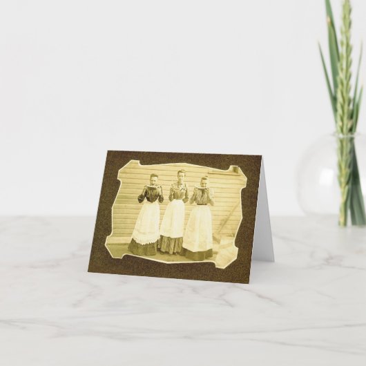 Watermeloen en Aprons  Notecard Kaart (Voorkant)