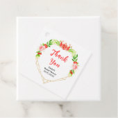 Watermeloen en granaatappel Vrijgezellenfeest Dank Bedankjes Labels (In situ)