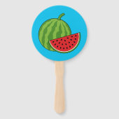 Watermeloen en Slice Handwaaier (Voorkant)