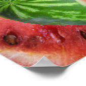 Watermeloen en Snipstenen, klein Poster (Hoek)