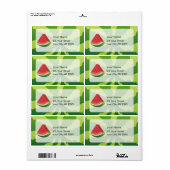 Watermeloen Etiket (Full Sheet)