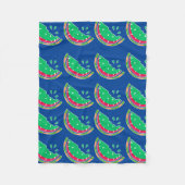 Watermeloen Fleece Deken (Voorkant)
