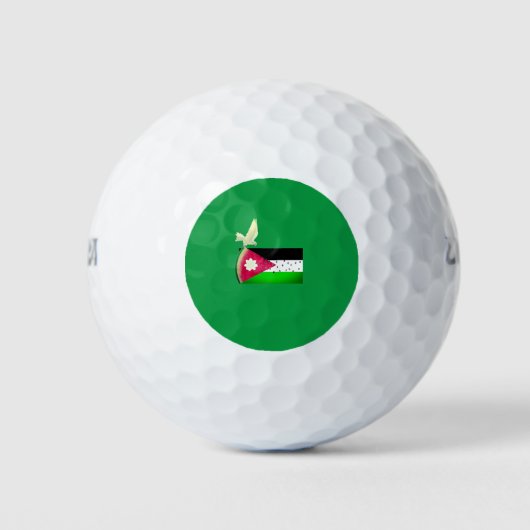 Watermeloen Free Palestine Design Golfballen (Voorkant)