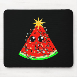 Watermeloen Fruit Hawaiaans Kerstmis Zomer Kerstmi Muismat