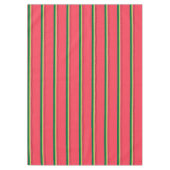 Watermeloen Fruit Roze en Groen Gestreept Tafelkleed (Voorkant)